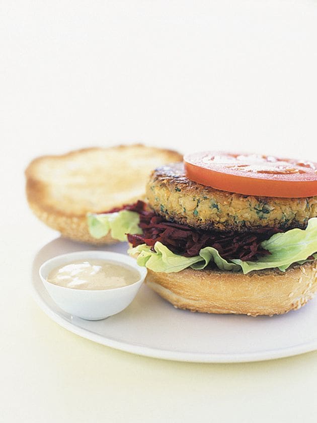 makanan sihat yang menggemukkan - vegie burger