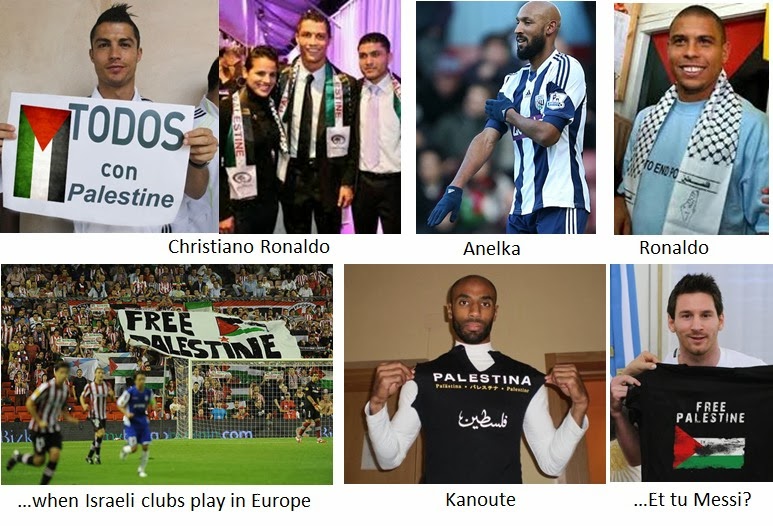 anti Israel footballers