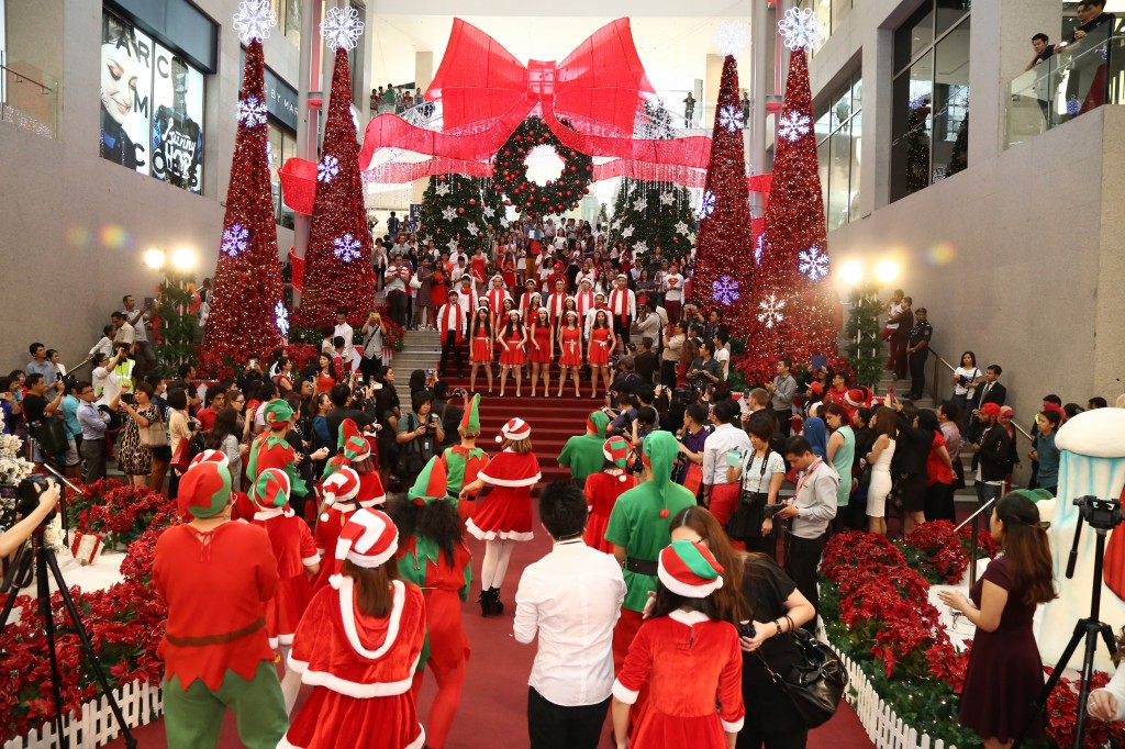 Choir performance at Pavilion KL's Christmas Magnificence launch