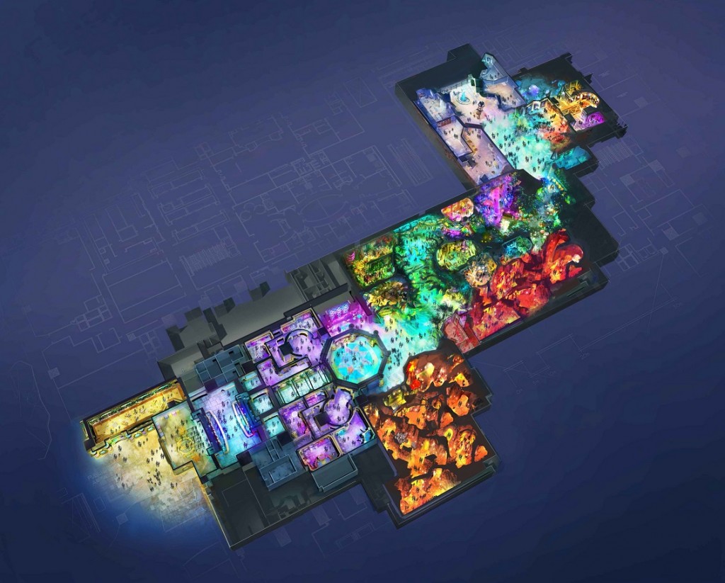 Planet J - Theme Park Floor Plan