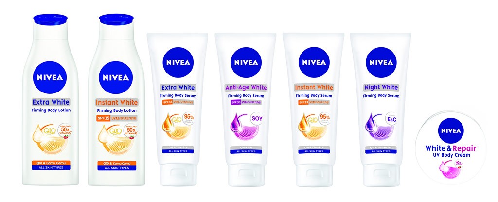 NIVEA whitening & Firming Range