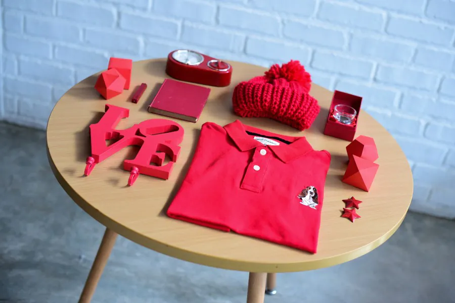 Hush Puppies' signature red Polo Tee