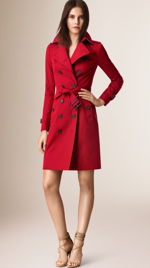 Burberry Heritage Trench Coat - Parade Red