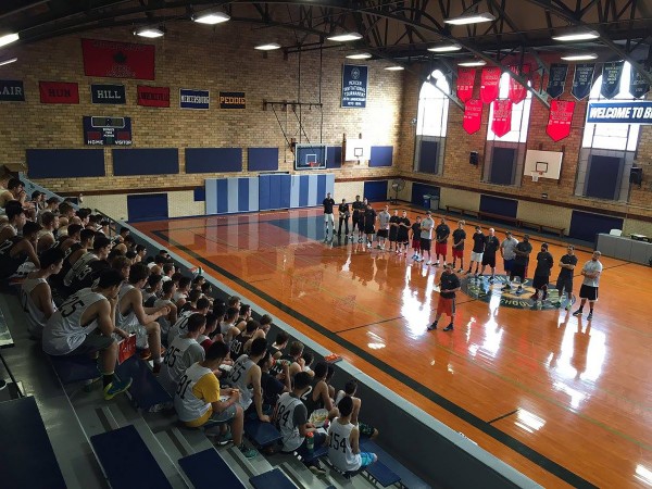 Sekitar dewan Bola Keranjang di Alexender basketball Academy yang terletak di Maryland, Amerika Syarikat. Foto -Arkib Wanista