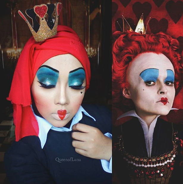 Watak Queen of Hearts dari Alice in Wonderland. Foto - queenofluna