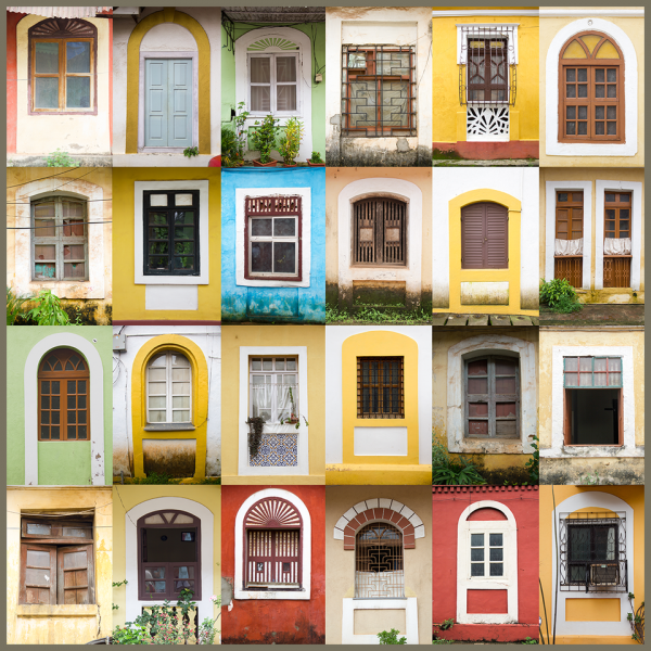 Reka bentuk tingkap artistik yang banyak menghiasi rumah, kedai serta bangunan yang ada di sekitar situ. Foto -tripoto.com