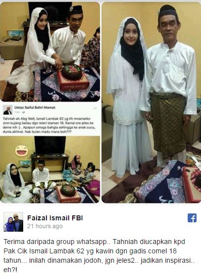 Foto -Facebook Faizal Ismail FBI