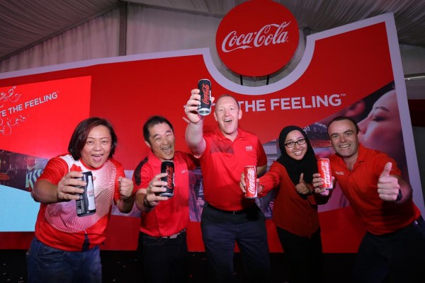 Pelancaran slogan kempen kreatif antarabangsa, 'Taste the Feeling'. Foto - Arkib Wanista