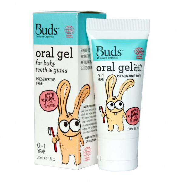Buds Oralcare Organics: Oral Gel khas untuk bayi yang baru tumbuh gigi. Foto -Arkib Wanista