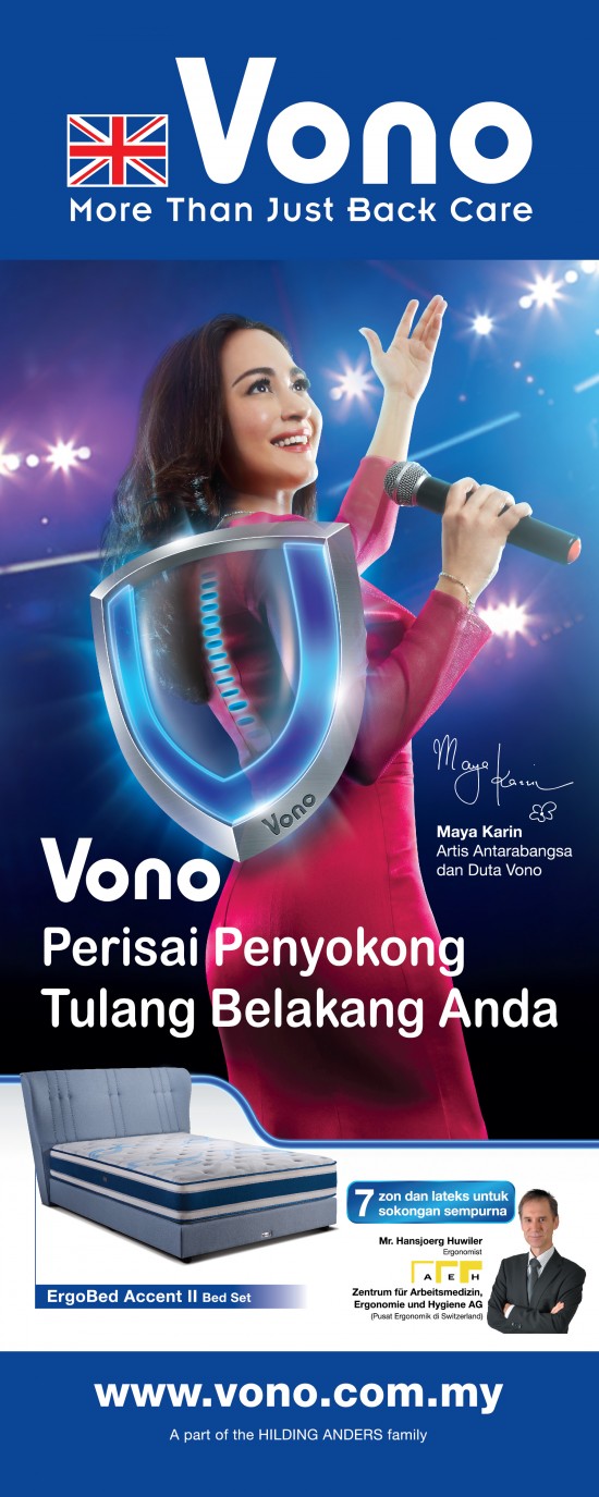 Duta Vono Malaysia, Maya Karin. Foto - Arkib Wanista