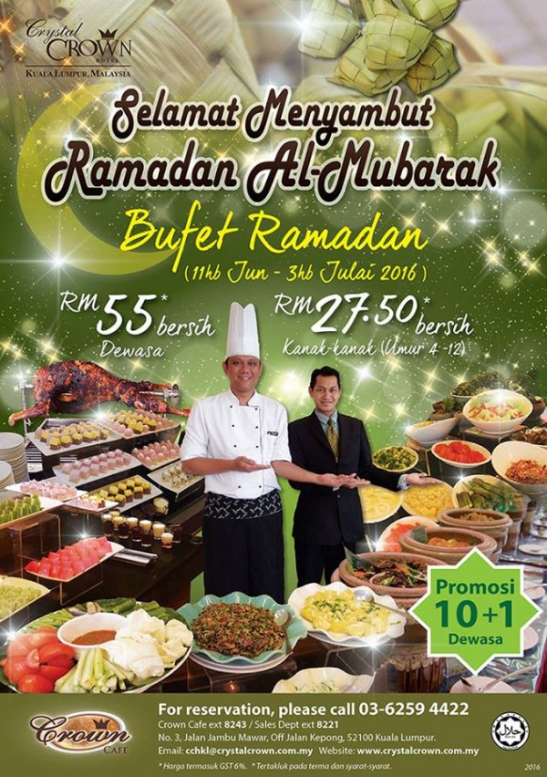 crystal crown buffet ramadhan