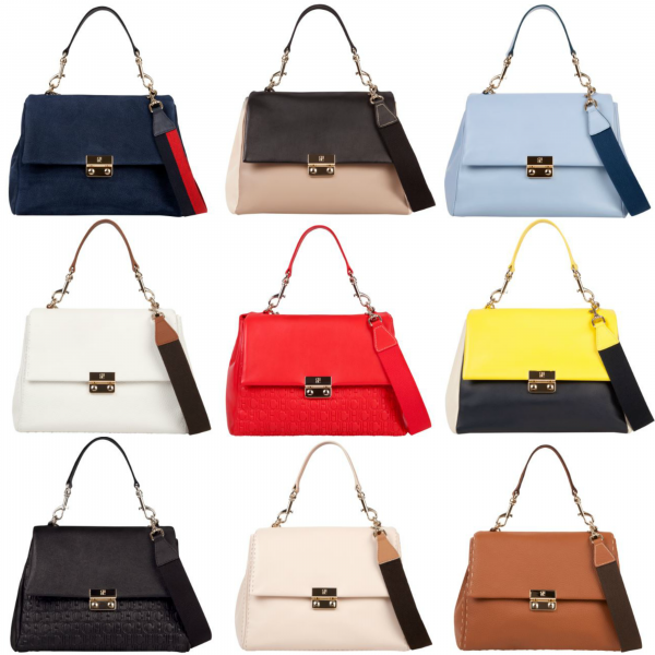 Sebahagian rekaan tas tangan dari koleksi Baret Bag pelbagai warna jenama Craolina Herrera. Foto -Arkib Wanista