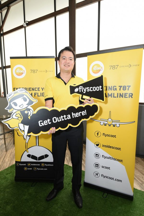 Leslie Thng, Ketua Pegawai Komersial Budget Aviation Holdings merangkumi Scoot dan Tigerair. Foto -Arkib Wanista