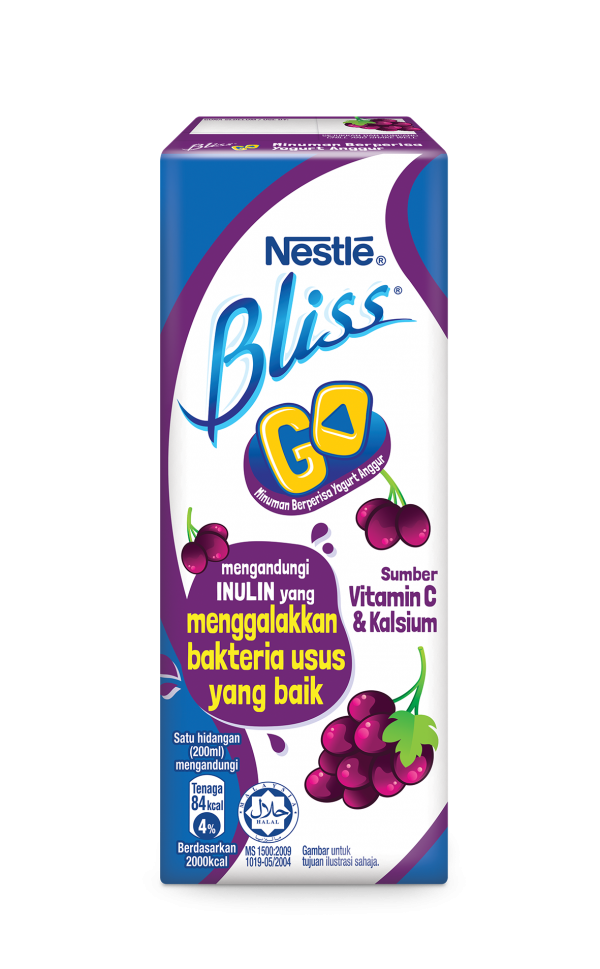 Nestle Bliss Go perisa Anggur. Foto -Arkib Wanista
