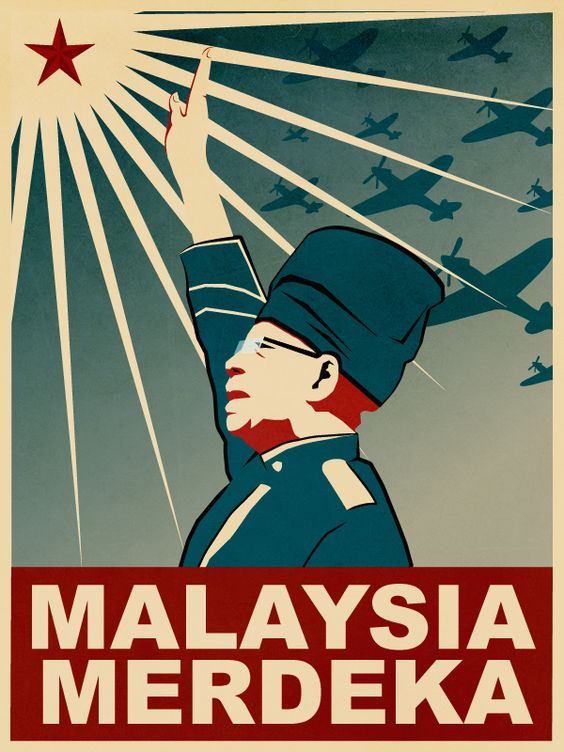 Cara lukis bendera malaysia
