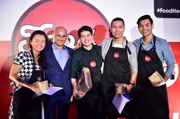 Finalis Food Hero 2016 bergambar bersama Carl Zuzarte (dua dari kiri), Naib Presiden Kanan untuk Pengaturcaraan dan Produksi di Scripps Networks Interactive, Asia Tenggara. Foto -Arkib Wanista