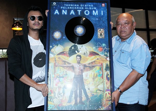 Faizal Tahir di majlis pelancaran albumnya 'Anatomi' baru-baru ini. Foto - arkib Wanista.com