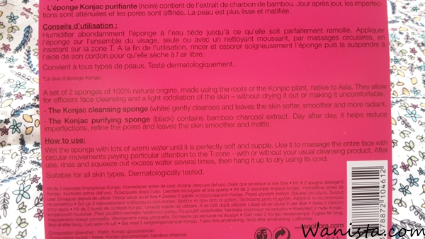 Info dan cara menggunakan Sephora Collection The Konjac Sponge.