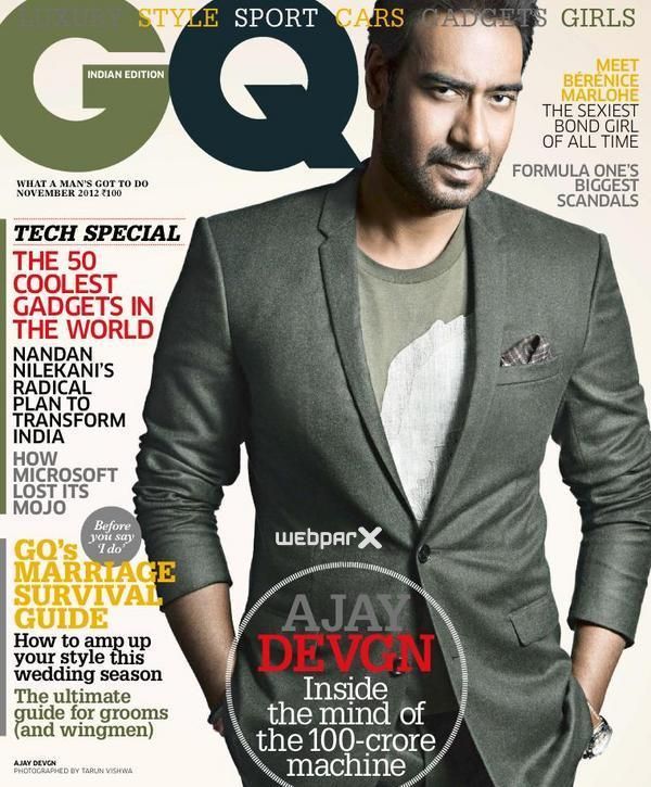 Ajay Devgan on GQ Magazine Cover Page