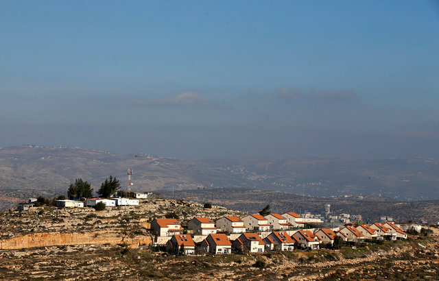 Pendudukan Israel di  Palgey Main, Tebing Barat. REUTERS/Baz Ratner