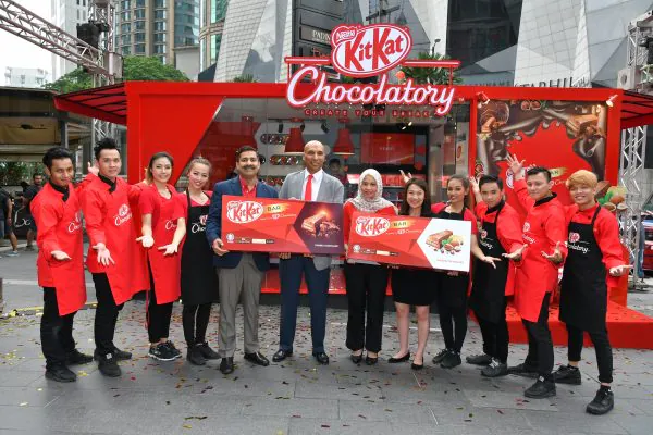 Sekitar majlis pelancaran KitKat Bar dan Kedai Konsep Sementara KitKat Chocolatory di Pavilion Kuala Lumpur. Foto -Arkib Wanista