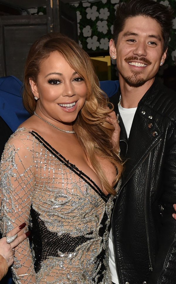 Mariah kini menjalin hubungan cinta dengan penari latar, Bryan Tanaka. Foto - E! Online